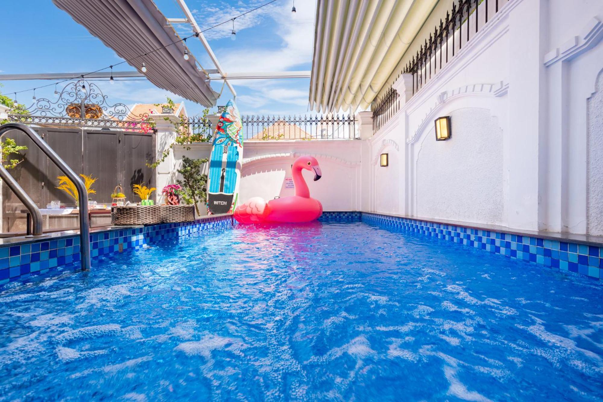 Hoang My Villa - 8 Phong Ngu Bai Sau - Free Bida Karoke 头顿 外观 照片